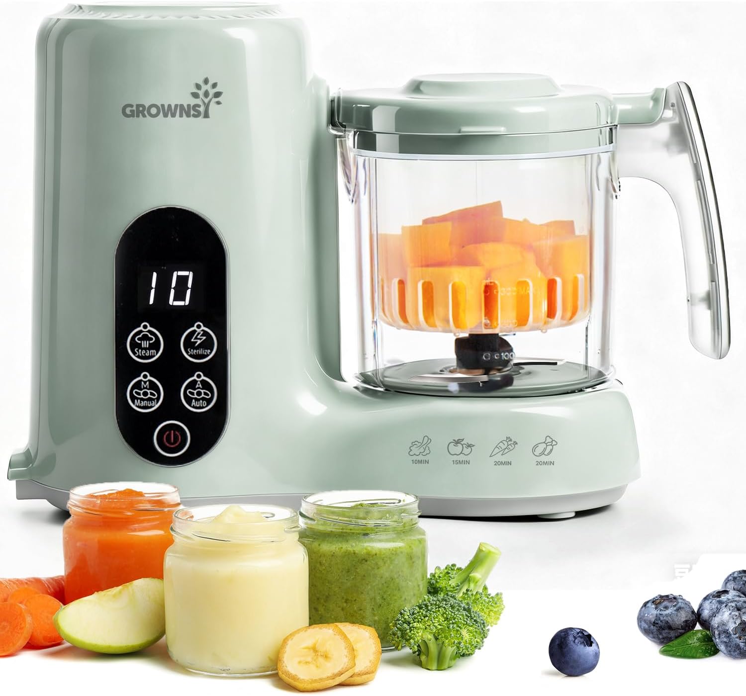 Baby Food Blender And Steamer - Baby Food Maker Steam Basket Food