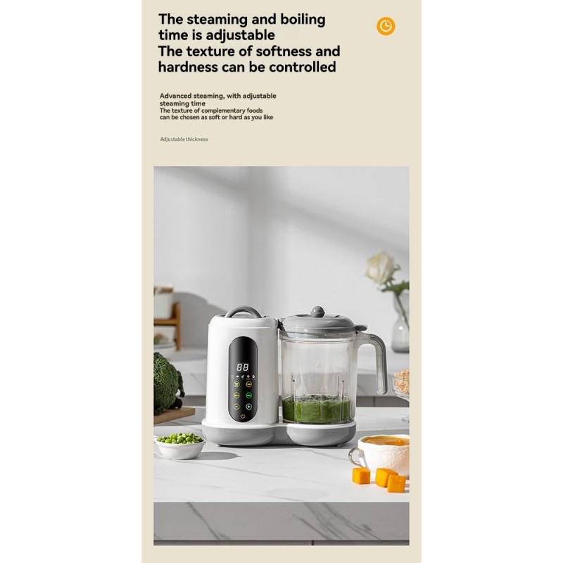 Baby Food Blender And Steamer - CKFAM-Automatic Baby Food Maker-Multi-Function Steamer Blender-For