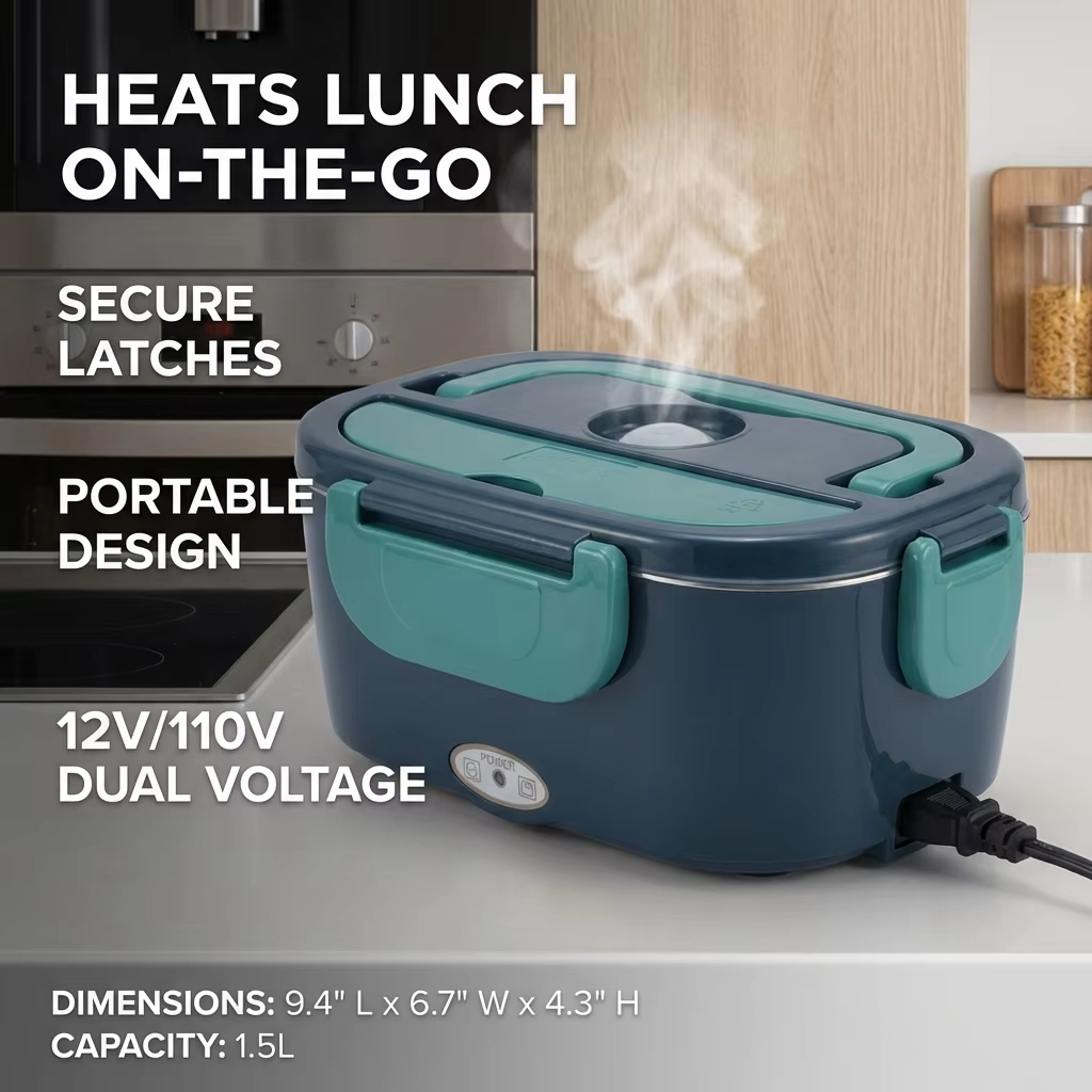 1.5L 60W Electric Portable Lun - Baby Food Warmer Portable recension och pris