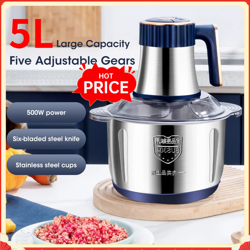 5L Electric Meat Grinders 304  - Baby Food Meat recension och pris