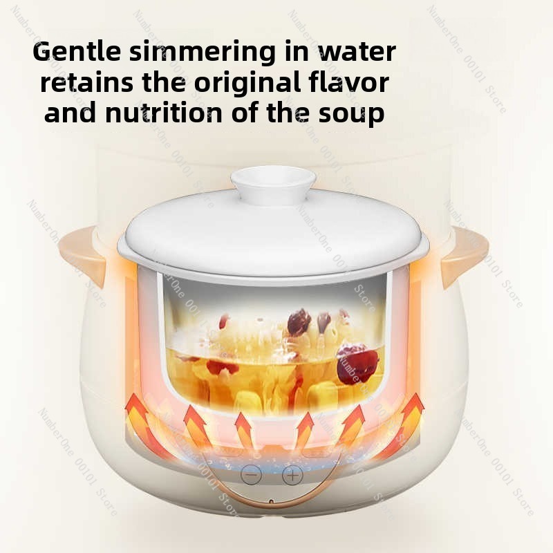 Small Double Layer Stew Pot Ba - Baby Food Home recension och pris