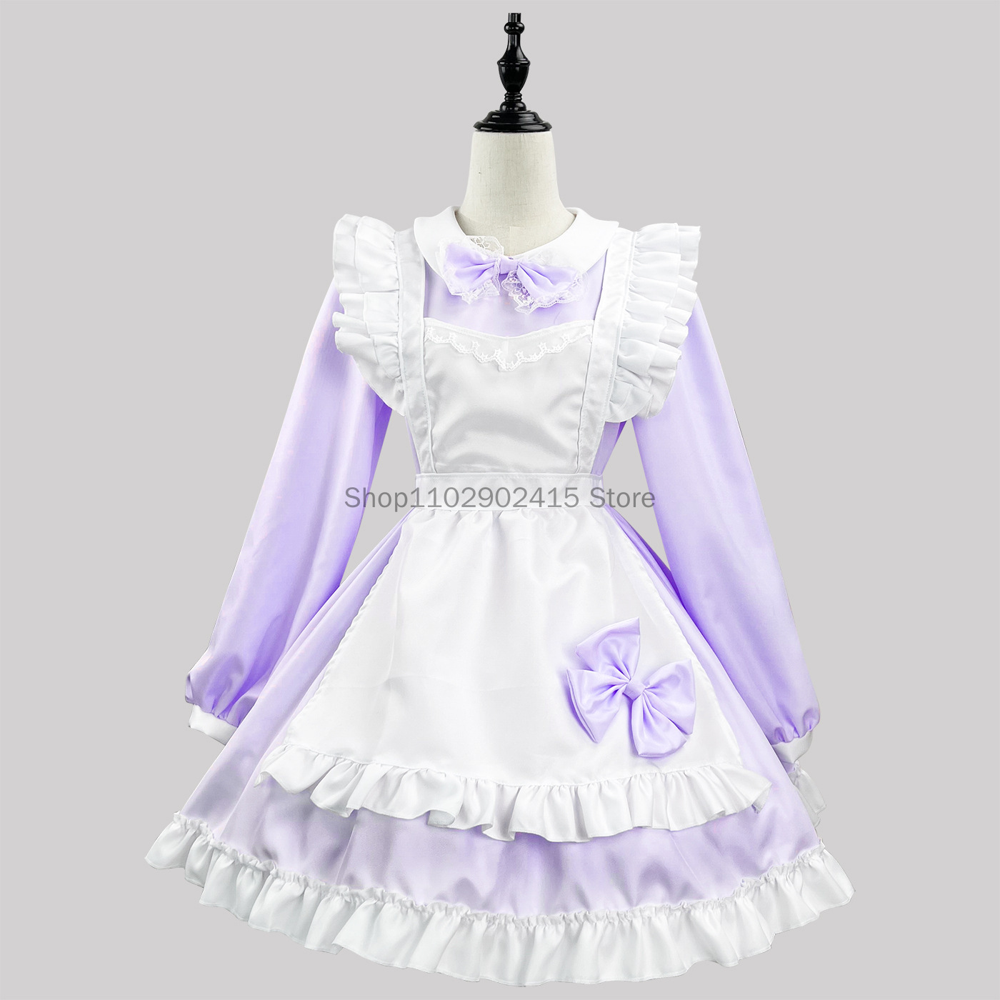 Japanese Maid Cosplay Cute Lol - Bib Long Sleeve recension och pris