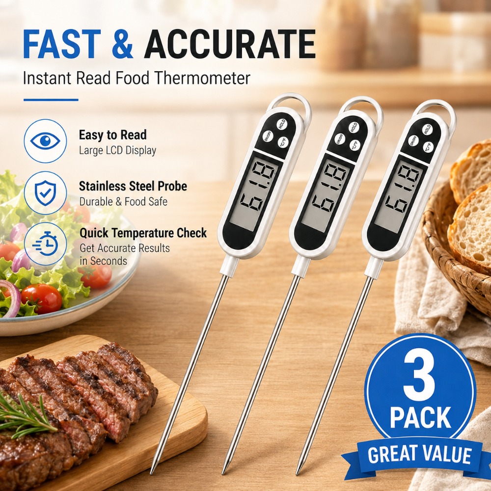 Digital Probe Thermometer Wide - Baby Food Meat recension och pris