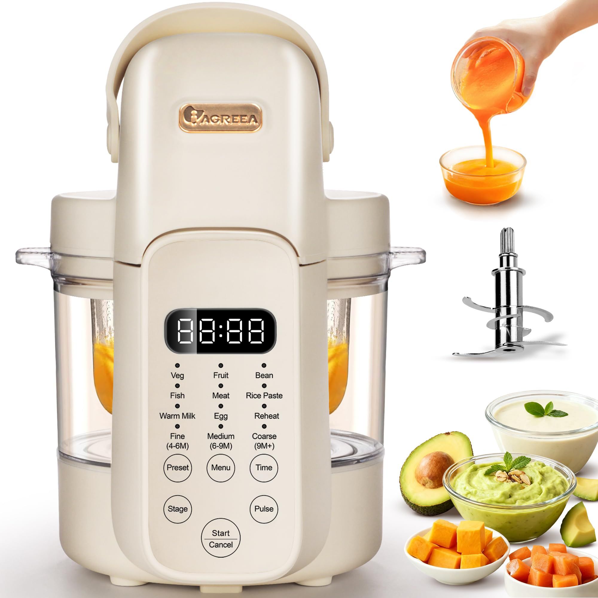 9 in 1 Baby Food Maker,Auto Gl - Baby Food Blender And Steamer recension och pris