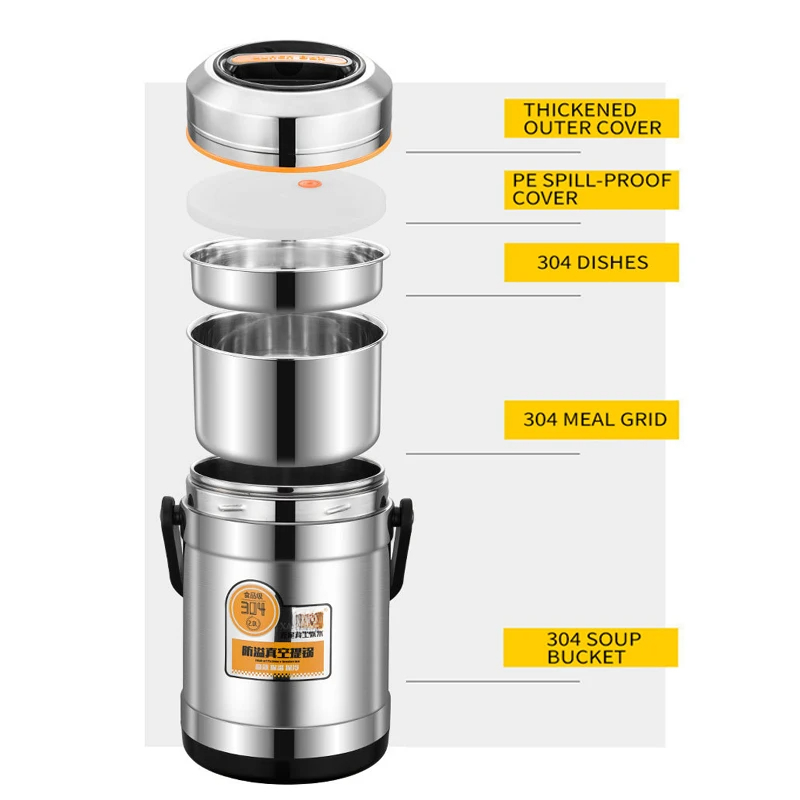 Stainless Steel Vacuum Thermal - Baby Food Warmer Portable recension och pris