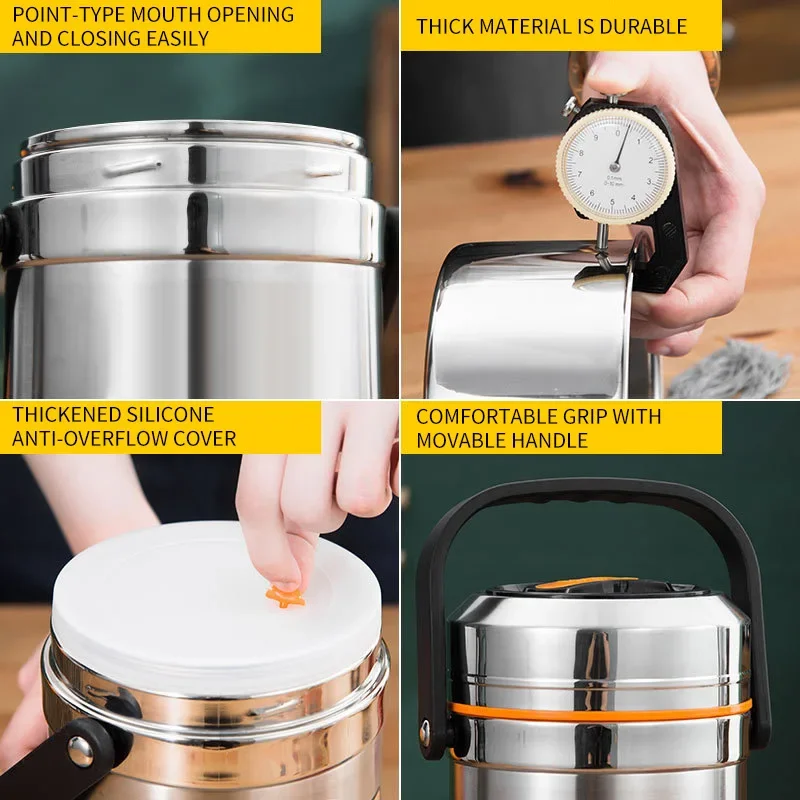 Stainless Steel Vacuum Thermal - Baby Food Warmer Portable recension och pris