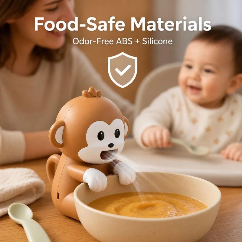 Portable Monkey Shaped Food Co - Baby Food Home recension och pris