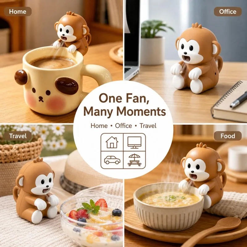 Portable Monkey Shaped Food Co - Baby Food Home recension och pris