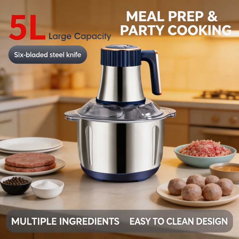 5L Electric Meat Grinders 304  - Baby Food Meat recension och pris