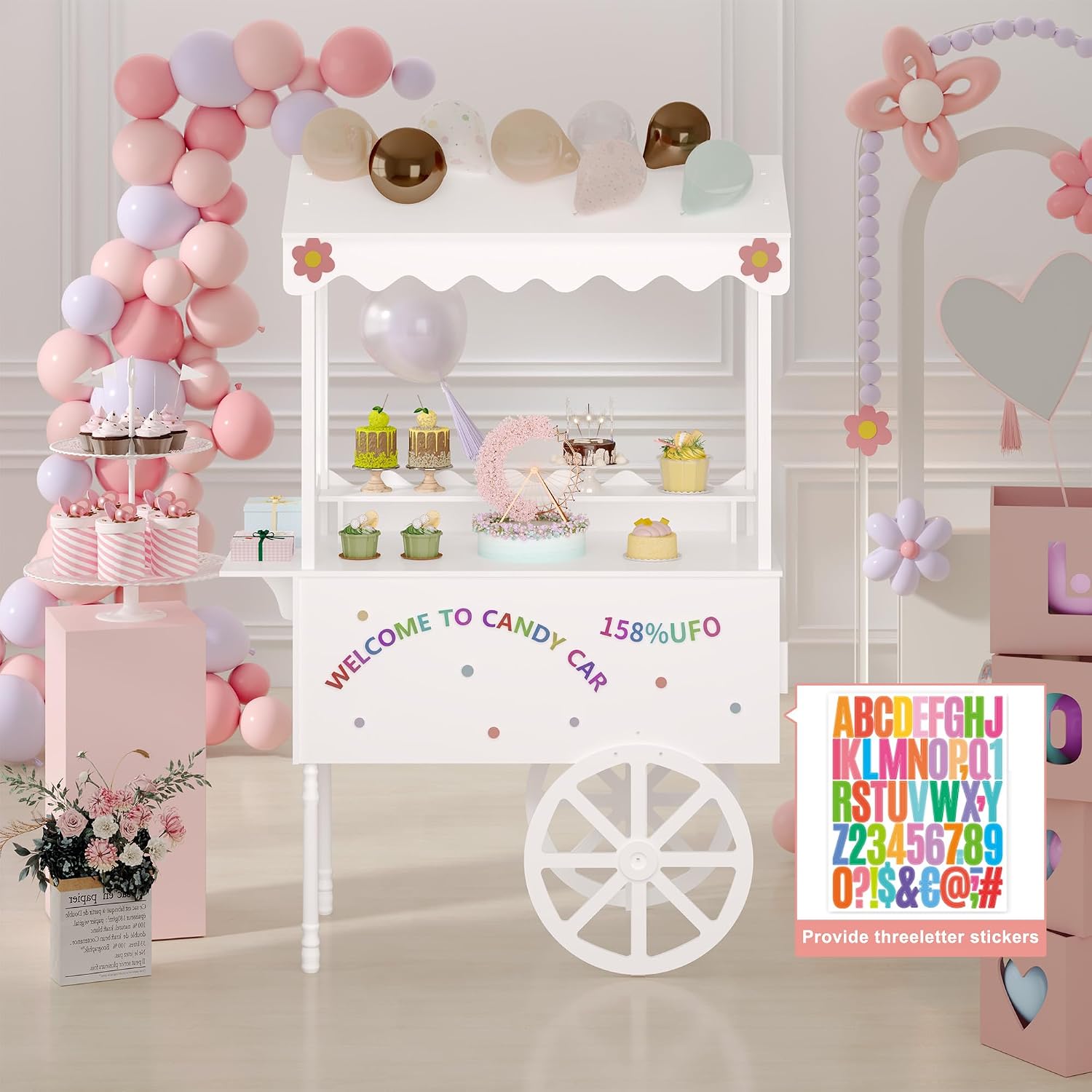 Candy Cart Display Stand For P - Baby Food Dessert recension och pris