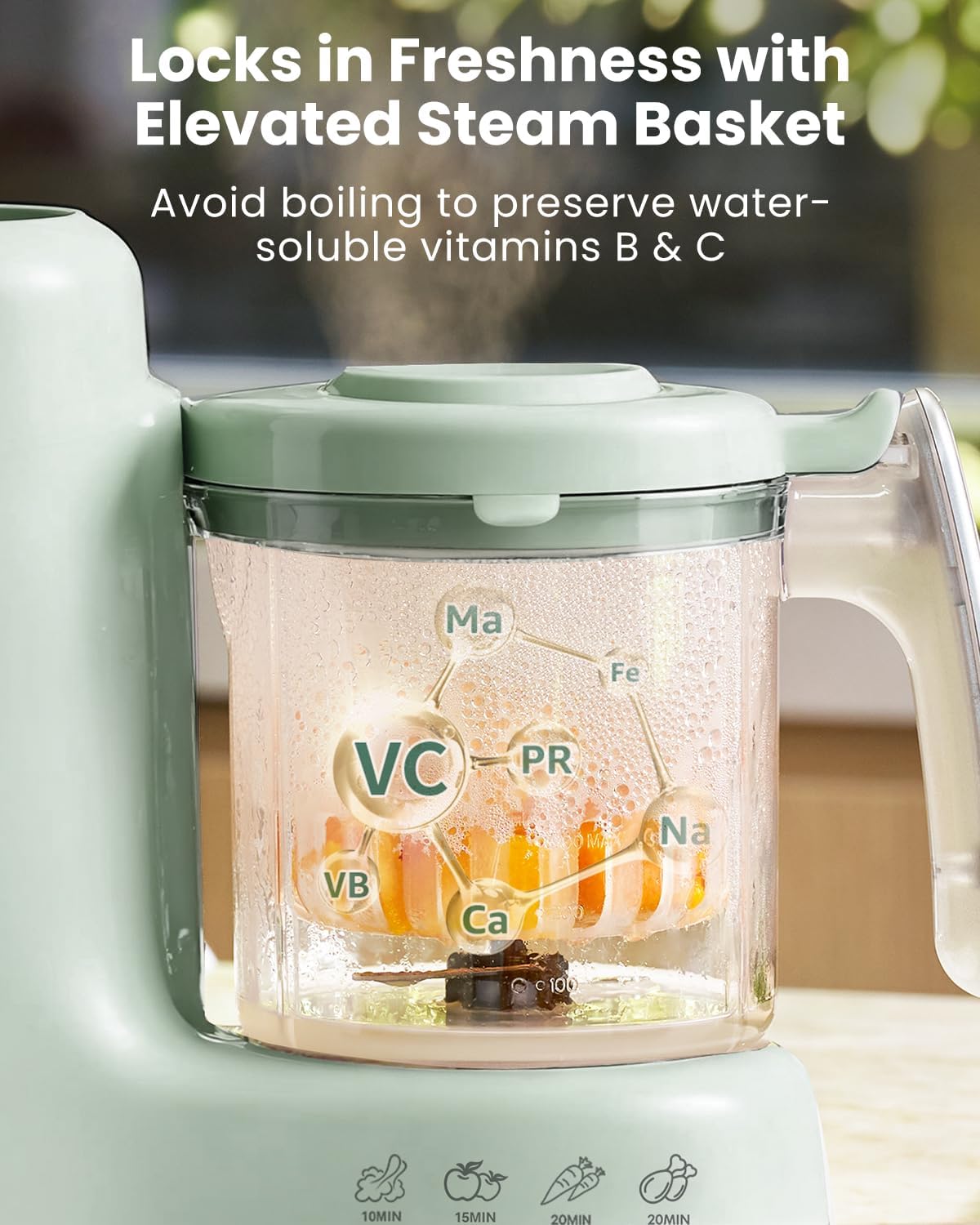 Baby Food Maker Steam Basket F - Baby Food Blender And Steamer recension och pris