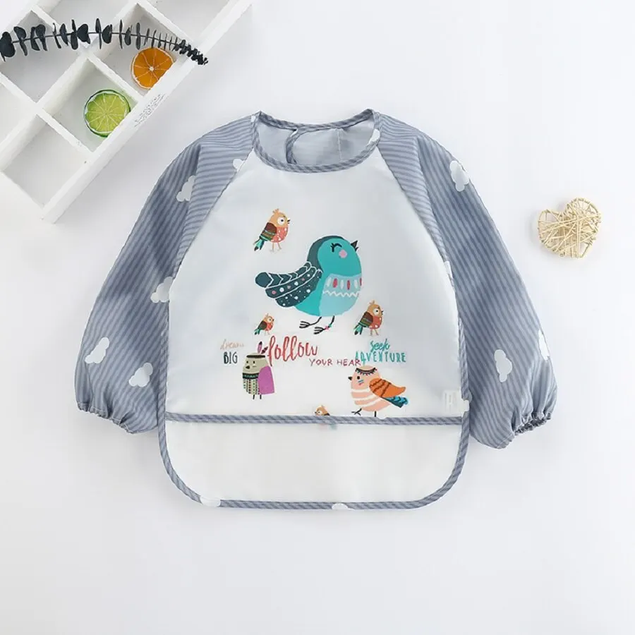 For1-3Year Baby Long Sleeve Sc - Bib Long Sleeve recension och pris