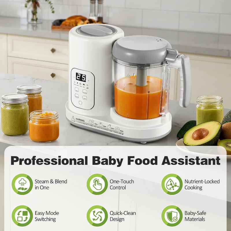 Baby Food Maker Steamer Blende - Baby Food Blender And Steamer recension och pris