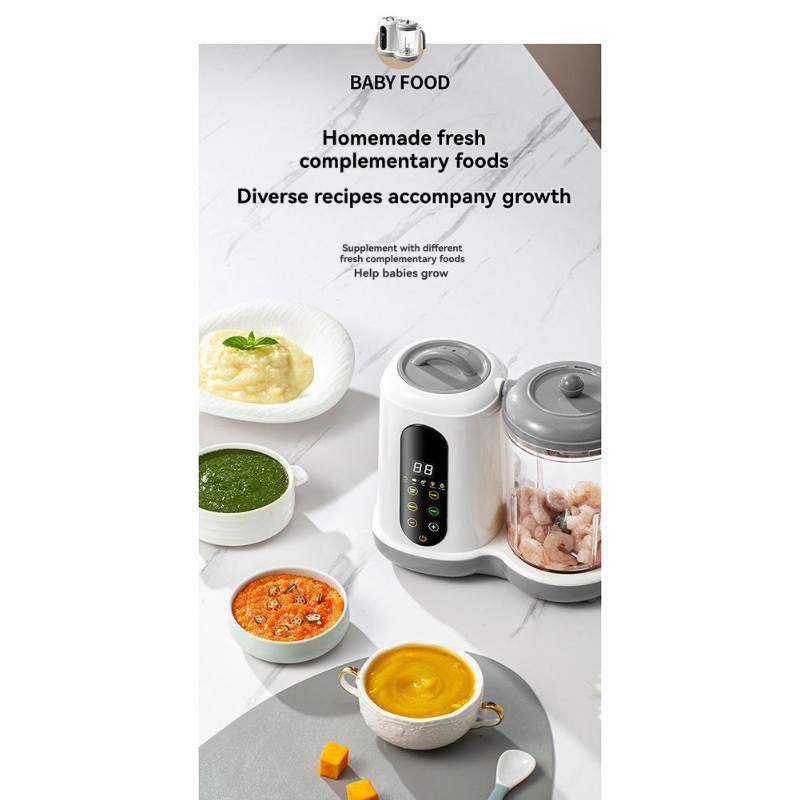 【NEW A39M】 Automatic Baby Food - Baby Food Blender And Steamer recension och pris
