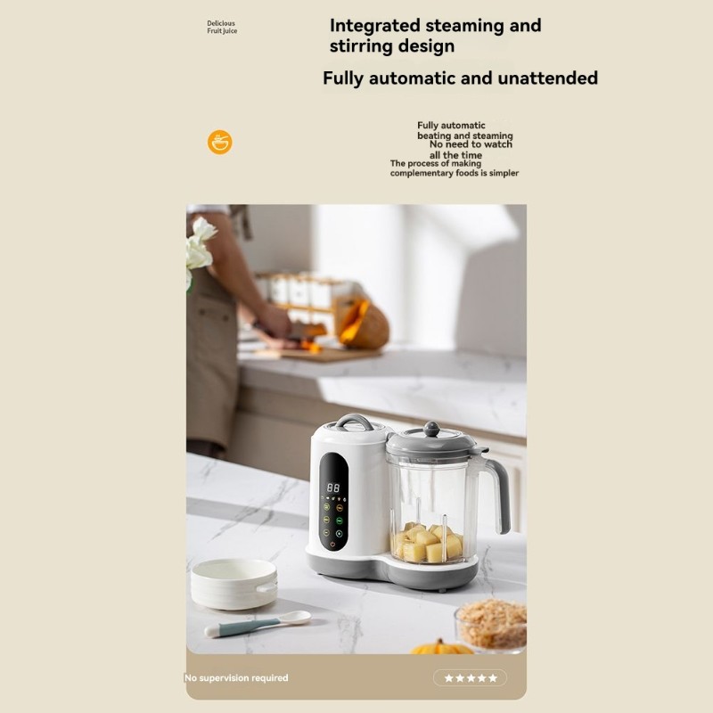 CKFAM-Automatic Baby Food Make - Baby Food Blender And Steamer recension och pris