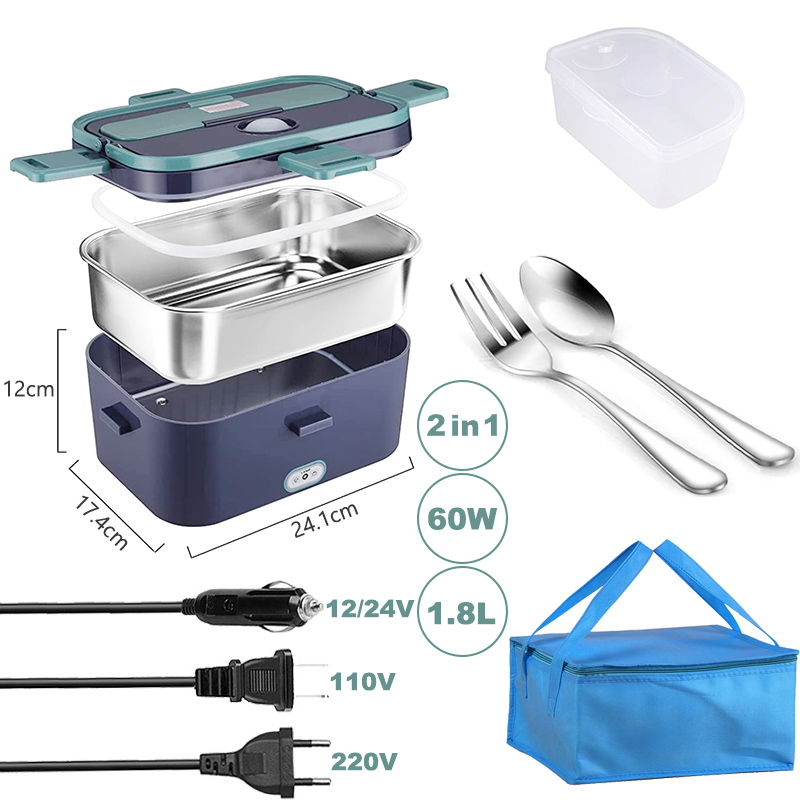 60W Fast Electric Heating Lunc - Baby Food Warmer Portable recension och pris