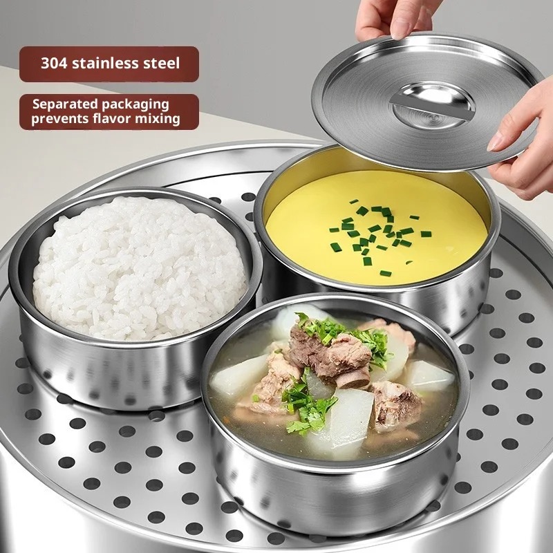 Stainless Steel Steaming Bowl  - Baby Food Home recension och pris