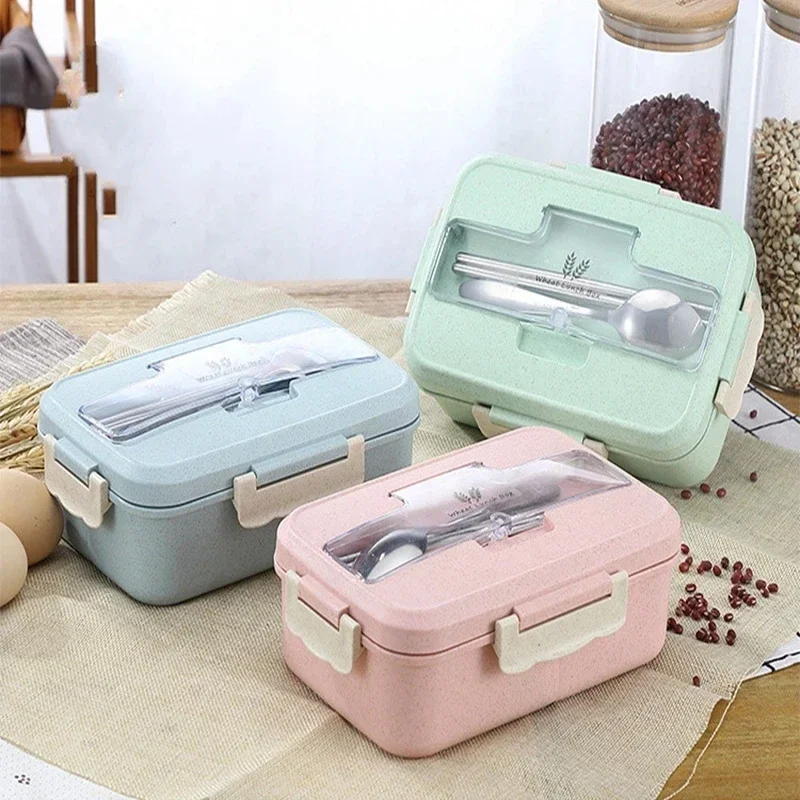 Microwave Lunch Box Wheat Stra - Baby Food Container recension och pris