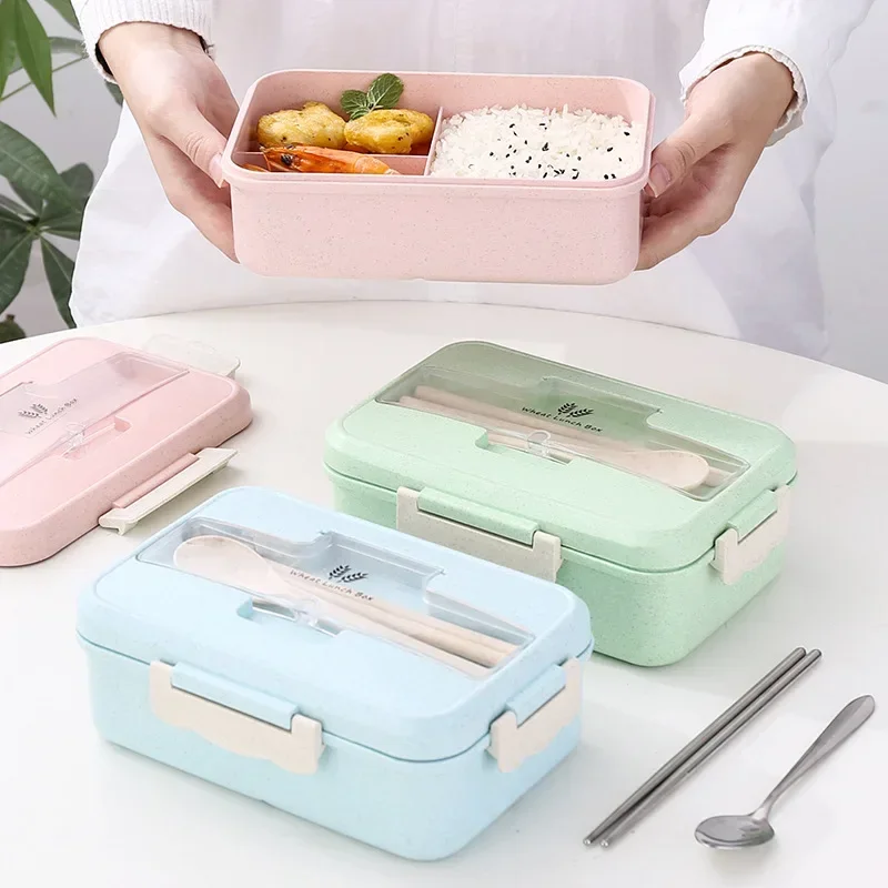 Microwave Lunch Box Wheat Stra - Baby Food Container recension och pris