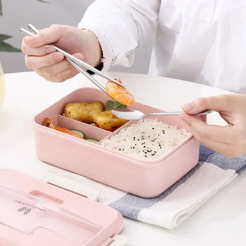 Microwave Lunch Box Wheat Stra - Baby Food Container recension och pris