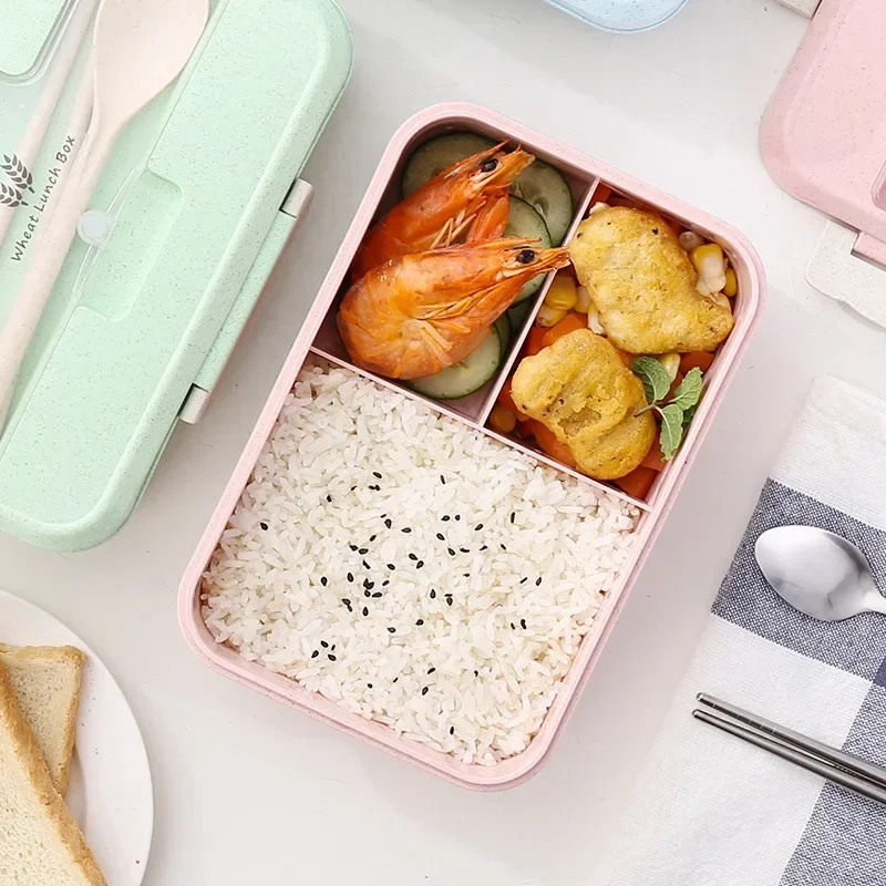 Microwave Lunch Box Wheat Stra - Baby Food Container recension och pris