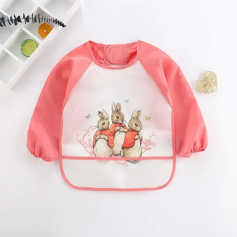 Baby's Soft Waterproof Bib Kid - Bib Long Sleeve recension och pris