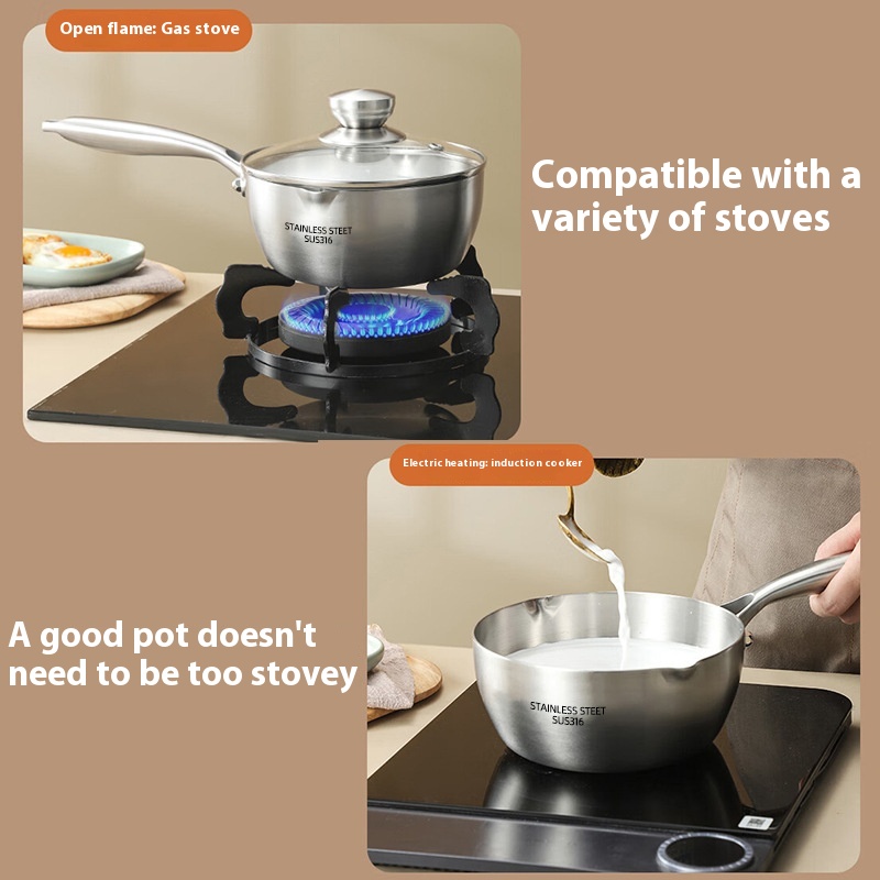 316 stainless steel pot thicke - Baby Food Home recension och pris