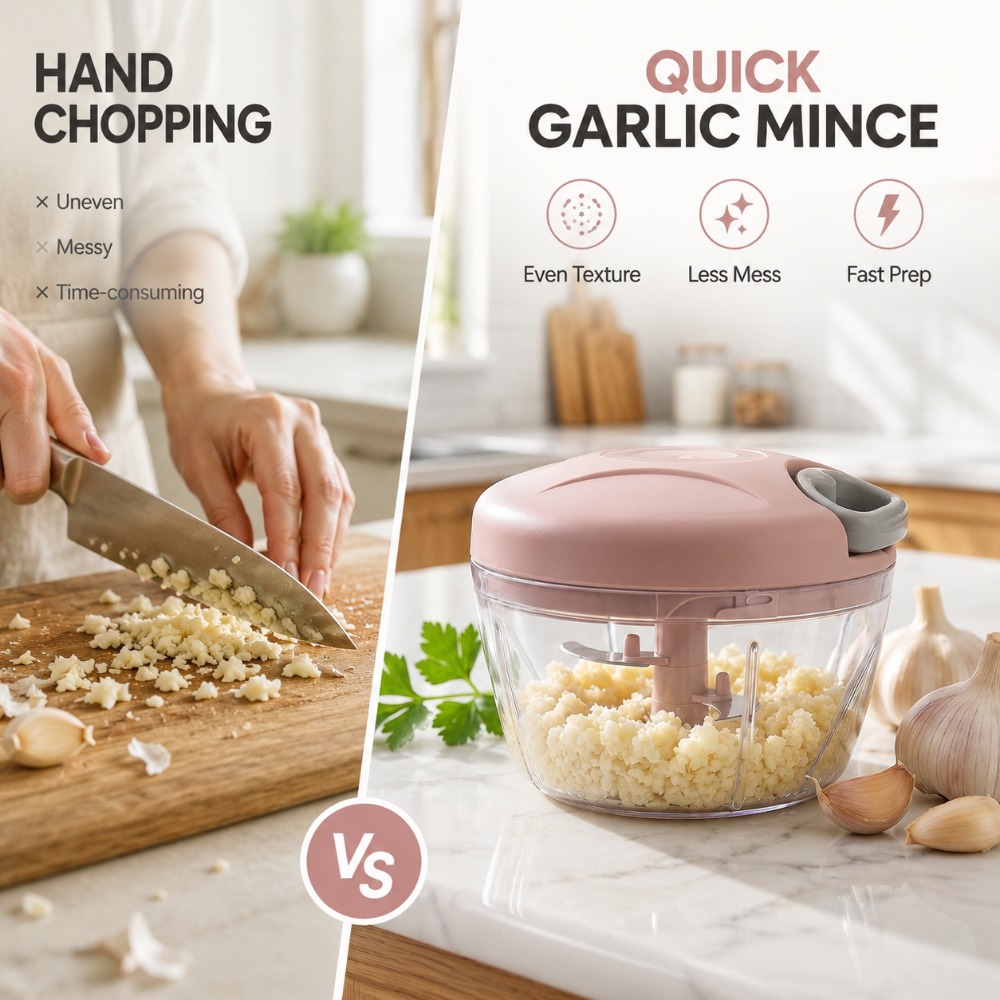 Manual Pull String Garlic Minc - Baby Food Meat recension och pris