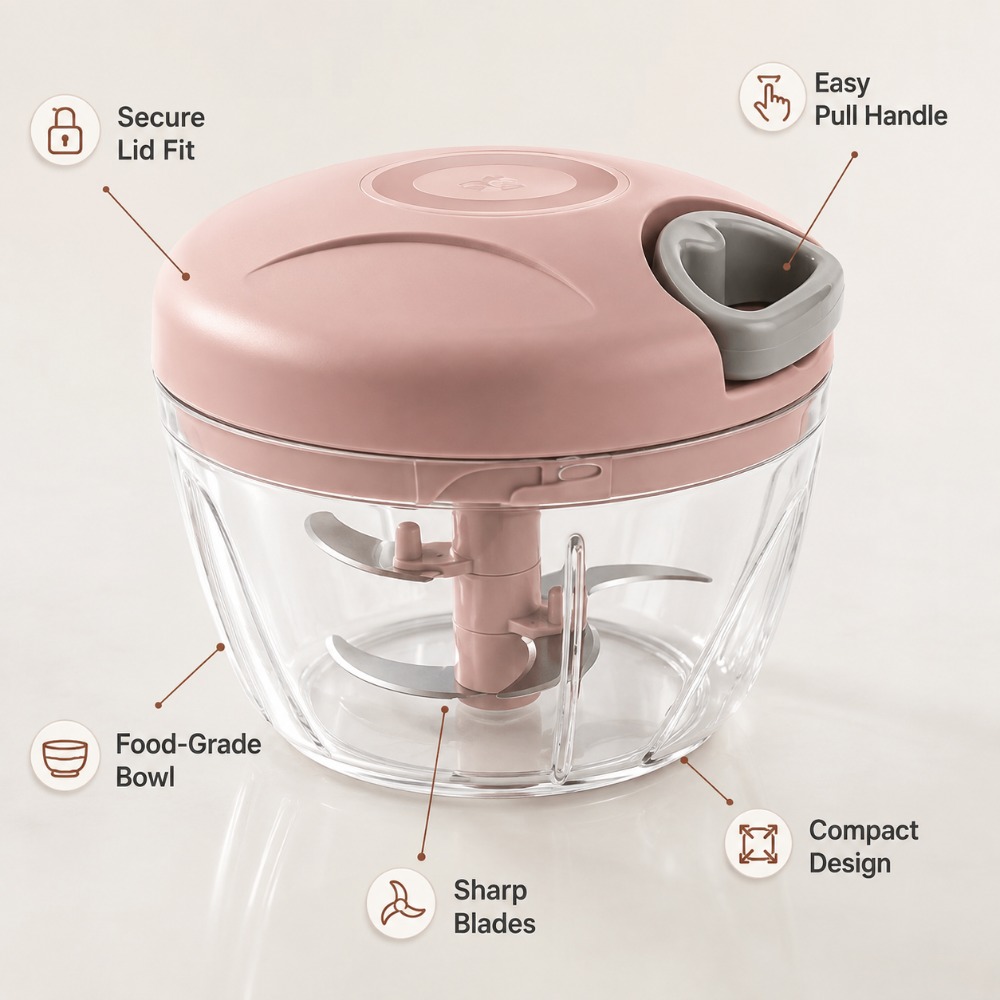 Manual Pull String Garlic Minc - Baby Food Meat recension och pris