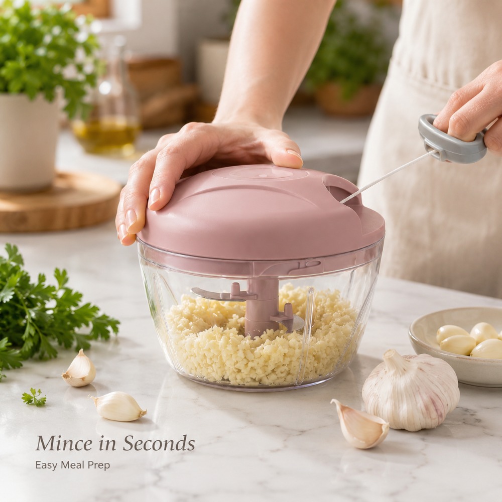 Manual Pull String Garlic Minc - Baby Food Meat recension och pris