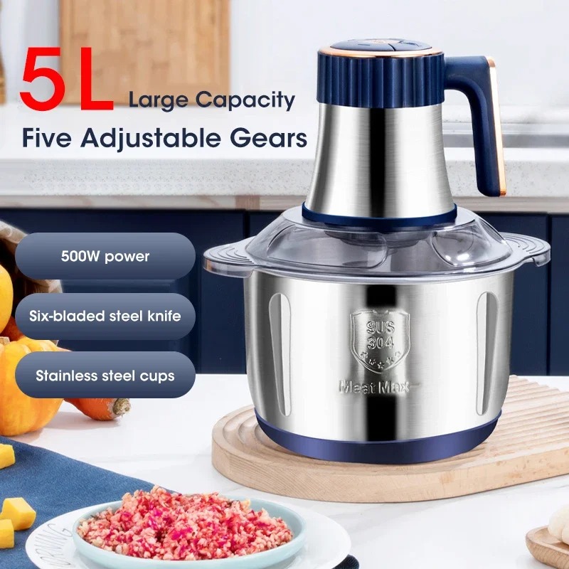 5L Electric Meat Grinder Large - Baby Food Home recension och pris