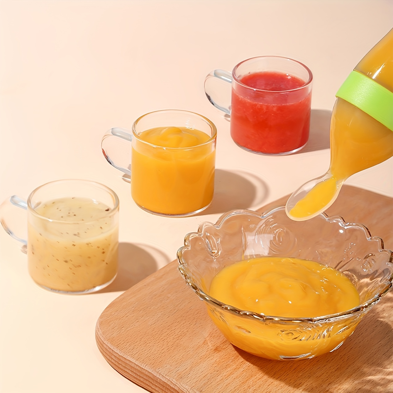 9pcs Feeding Cutlery:1 Silicon - Baby Food Vegetables recension och pris