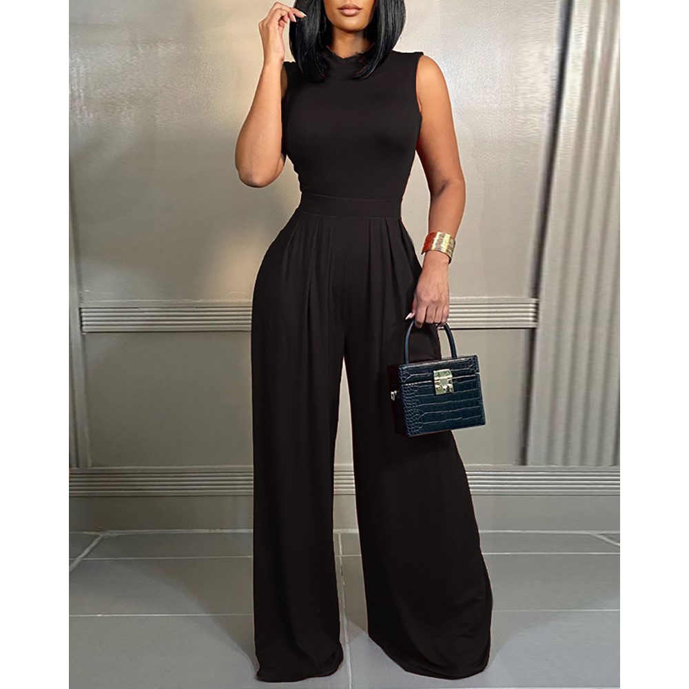 Elegant Women Wide Leg Long Ju - Bib Long Sleeve recension och pris