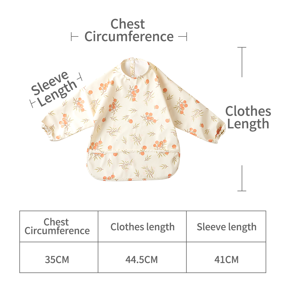 Elinfant PU New Material Baby  - Bib Long Sleeve recension och pris